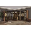 Puzzle d'armoire de vinaigrette en noyer
