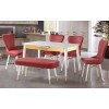 Ensemble de chaise de table de cuisine de luxe